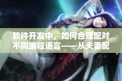 軟件開發(fā)中，如何合理配對不同編程語言——從夫妻配對的角度看