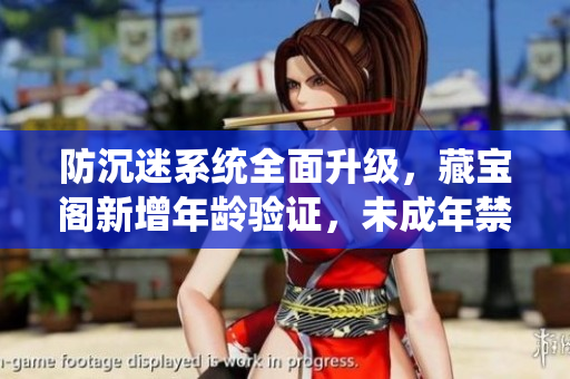 防沉迷系統(tǒng)全面升級，藏寶閣新增年齡驗證，未成年禁止訪問！