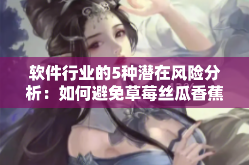 軟件行業(yè)的5種潛在風險分析：如何避免草莓絲瓜香蕉秋葵榴蓮般的挑戰(zhàn)？