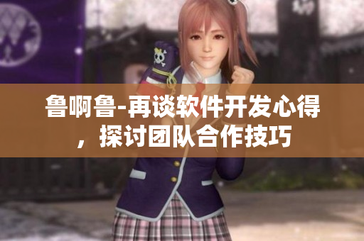 魯啊魯-再談軟件開(kāi)發(fā)心得，探討團(tuán)隊(duì)合作技巧