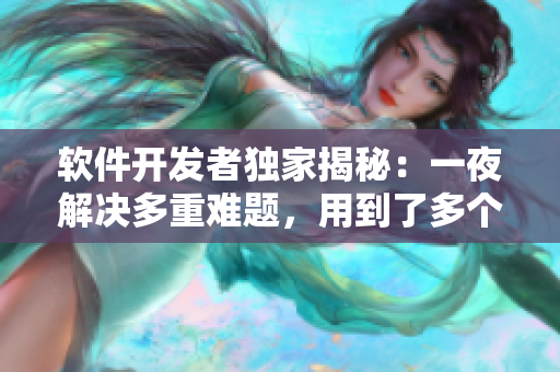 軟件開發(fā)者獨(dú)家揭秘：一夜解決多重難題，用到了多個(gè)工具和技巧