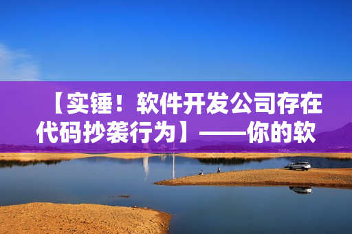 【實錘！軟件開發(fā)公司存在代碼抄襲行為】——你的軟件是否被盜版？