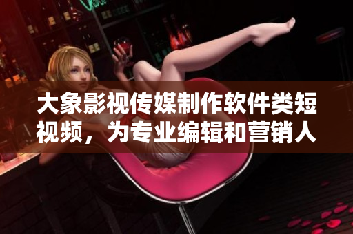 大象影視傳媒制作軟件類短視頻，為專業(yè)編輯和營銷人員量身打造的新工具
