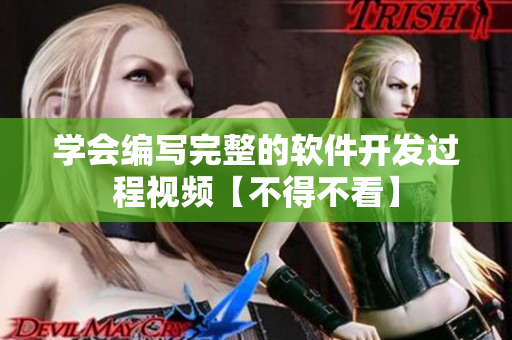 學(xué)會(huì)編寫完整的軟件開發(fā)過程視頻【不得不看】