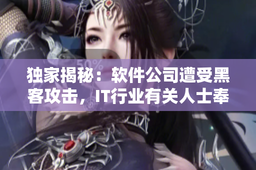 獨(dú)家揭秘：軟件公司遭受黑客攻擊，IT行業(yè)有關(guān)人士奉勸注意信息安全