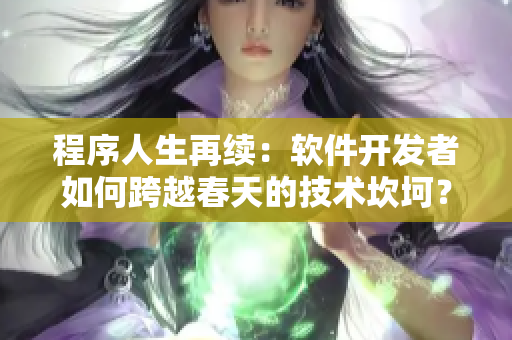 程序人生再續(xù)：軟件開發(fā)者如何跨越春天的技術坎坷？
