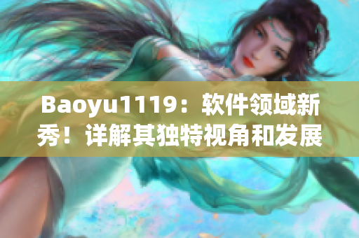 Baoyu1119：軟件領(lǐng)域新秀！詳解其獨特視角和發(fā)展策略