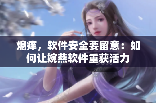 熄癢，軟件安全要留意：如何讓婉燕軟件重獲活力