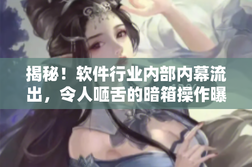揭秘！軟件行業(yè)內(nèi)部內(nèi)幕流出，令人咂舌的暗箱操作曝光！