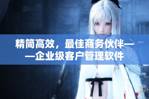 精簡高效，最佳商務(wù)伙伴——企業(yè)級客戶管理軟件
