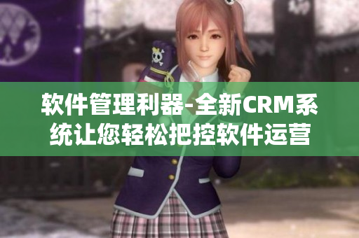 軟件管理利器-全新CRM系統(tǒng)讓您輕松把控軟件運(yùn)營