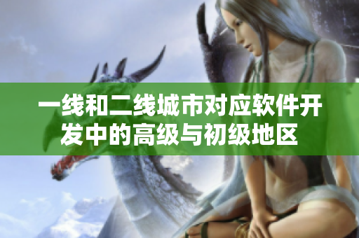 一線和二線城市對(duì)應(yīng)軟件開發(fā)中的高級(jí)與初級(jí)地區(qū)