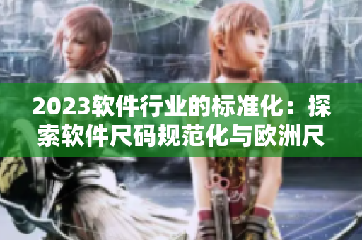 2023軟件行業(yè)的標準化：探索軟件尺碼規(guī)范化與歐洲尺碼對接