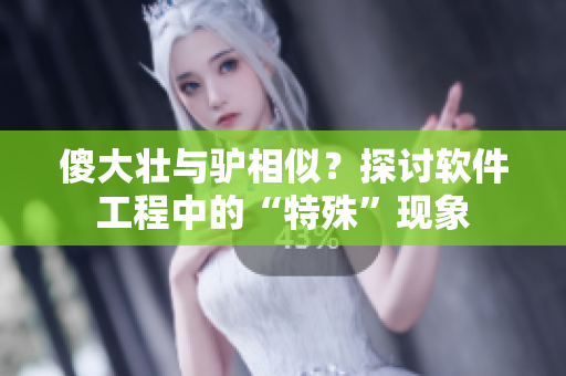 傻大壯與驢相似？探討軟件工程中的“特殊”現(xiàn)象
