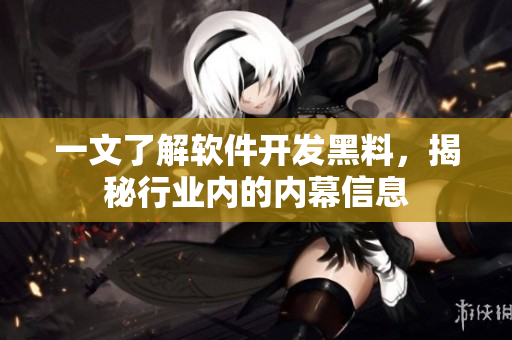 一文了解軟件開(kāi)發(fā)黑料，揭秘行業(yè)內(nèi)的內(nèi)幕信息