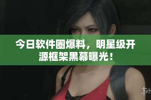 今日軟件圈爆料，明星級開源框架黑幕曝光！