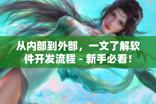 從內部到外部，一文了解軟件開發(fā)流程 - 新手必看！