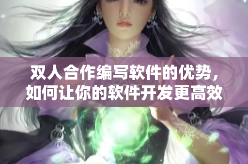 雙人合作編寫軟件的優(yōu)勢，如何讓你的軟件開發(fā)更高效