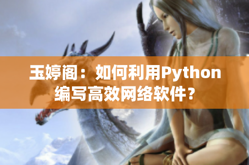 玉婷閣：如何利用Python編寫高效網(wǎng)絡(luò)軟件？