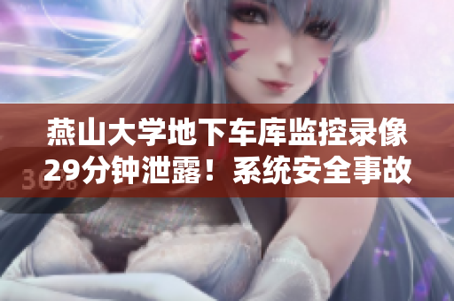燕山大學地下車庫監(jiān)控錄像29分鐘泄露！系統(tǒng)安全事故曝光！