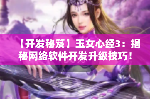 【開發(fā)秘笈】玉女心經(jīng)3：揭秘網(wǎng)絡(luò)軟件開發(fā)升級技巧！