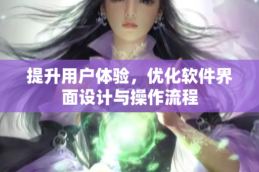 提升用戶體驗(yàn)，優(yōu)化軟件界面設(shè)計(jì)與操作流程