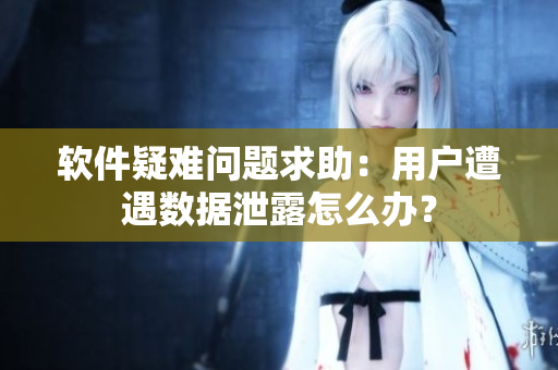 軟件疑難問題求助：用戶遭遇數(shù)據(jù)泄露怎么辦？