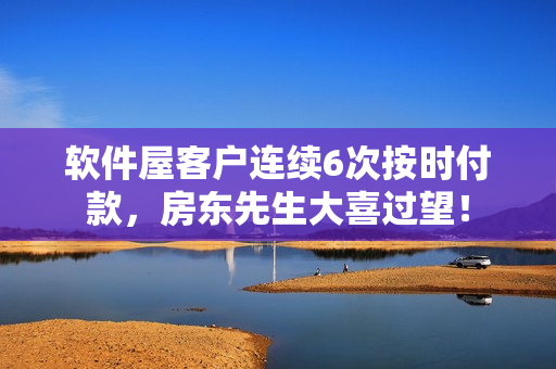 軟件屋客戶連續(xù)6次按時付款，房東先生大喜過望！