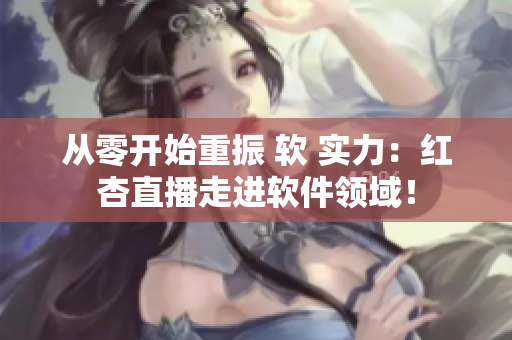 從零開(kāi)始重振 軟 實(shí)力：紅杏直播走進(jìn)軟件領(lǐng)域！
