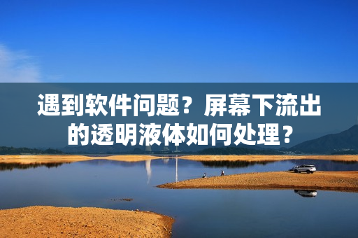 遇到軟件問題？屏幕下流出的透明液體如何處理？