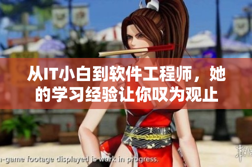 從IT小白到軟件工程師，她的學(xué)習(xí)經(jīng)驗(yàn)讓你嘆為觀止