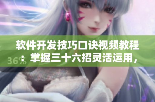 軟件開發(fā)技巧口訣視頻教程：掌握三十六招靈活運(yùn)用，提升編程能力