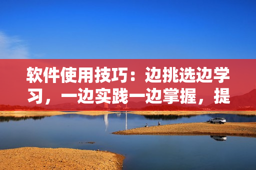 軟件使用技巧：邊挑選邊學(xué)習(xí)，一邊實(shí)踐一邊掌握，提高軟件技能。