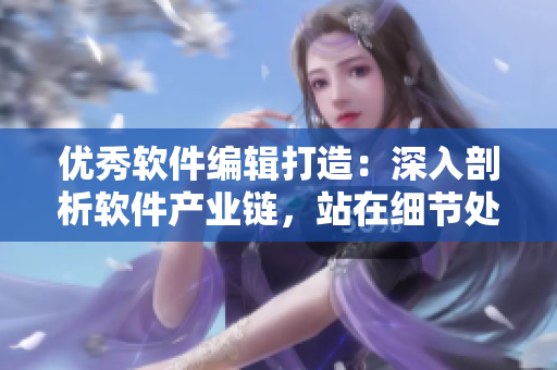 優(yōu)秀軟件編輯打造：深入剖析軟件產(chǎn)業(yè)鏈，站在細節(jié)處獲得領先優(yōu)勢