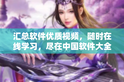 匯總軟件優(yōu)質(zhì)視頻，隨時(shí)在線學(xué)習(xí)，盡在中國軟件大全！