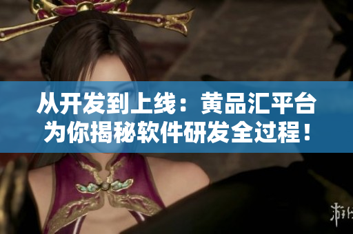 從開發(fā)到上線：黃品匯平臺(tái)為你揭秘軟件研發(fā)全過程！