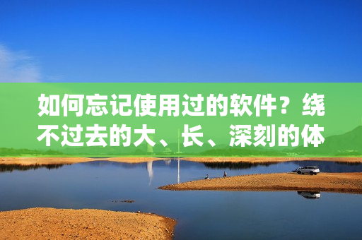 如何忘記使用過的軟件？繞不過去的大、長(zhǎng)、深刻的體驗(yàn)該如何應(yīng)對(duì)？