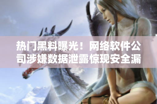 熱門黑料曝光！網(wǎng)絡(luò)軟件公司涉嫌數(shù)據(jù)泄露驚現(xiàn)安全漏洞！