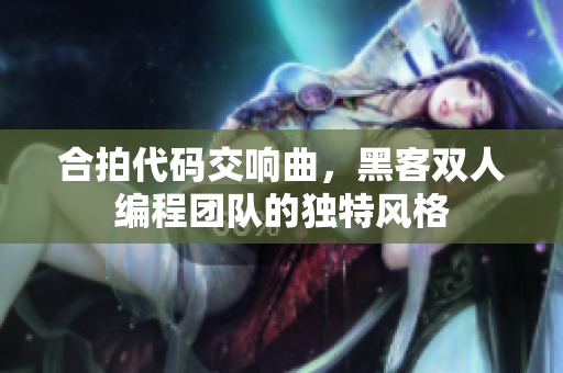 合拍代碼交響曲，黑客雙人編程團隊的獨特風(fēng)格