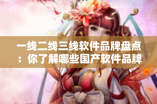 一線二線三線軟件品牌盤點(diǎn)：你了解哪些國產(chǎn)軟件品牌？