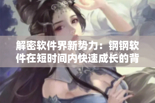 解密軟件界新勢(shì)力：鋼鋼軟件在短時(shí)間內(nèi)快速成長(zhǎng)的背后