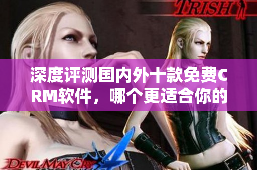 深度評測國內(nèi)外十款免費CRM軟件，哪個更適合你的企業(yè)管理？