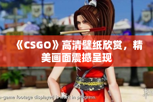 《CSGO》高清壁紙欣賞，精美畫面震撼呈現(xiàn)