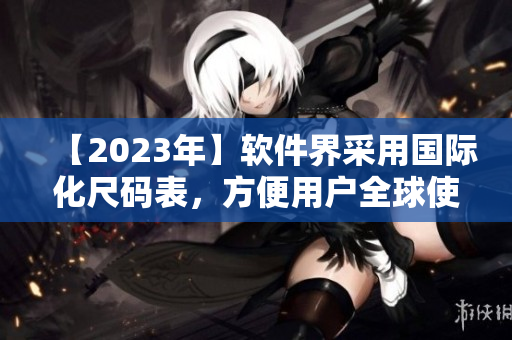 【2023年】軟件界采用國際化尺碼表，方便用戶全球使用