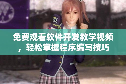 免費觀看軟件開發(fā)教學視頻，輕松掌握程序編寫技巧