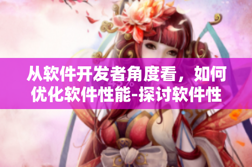 從軟件開發(fā)者角度看，如何優(yōu)化軟件性能-探討軟件性能提升的策略