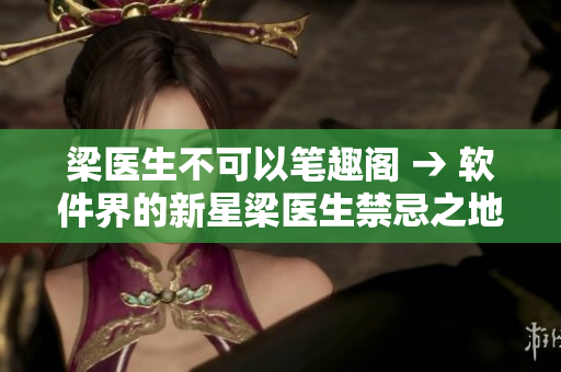 梁醫(yī)生不可以筆趣閣 → 軟件界的新星梁醫(yī)生禁忌之地【詳細解析】