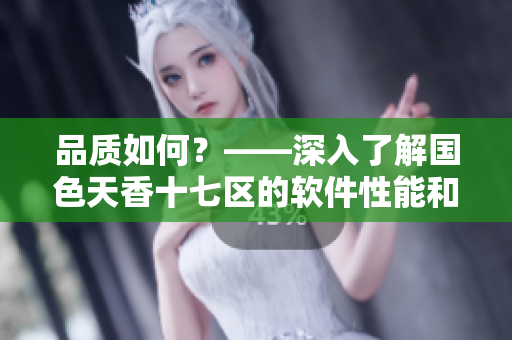 品質(zhì)如何？——深入了解國(guó)色天香十七區(qū)的軟件性能和用戶體驗(yàn)