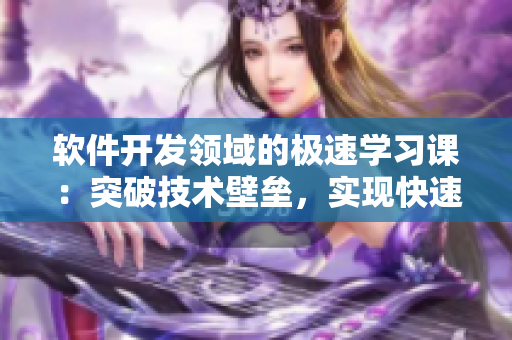 軟件開發(fā)領域的極速學習課：突破技術壁壘，實現快速進步!