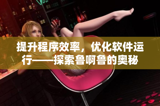 提升程序效率，優(yōu)化軟件運(yùn)行——探索魯啊魯?shù)膴W秘